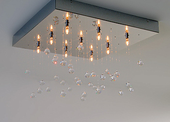 Люстра SPRANKLING DISK 400 C9 / H9