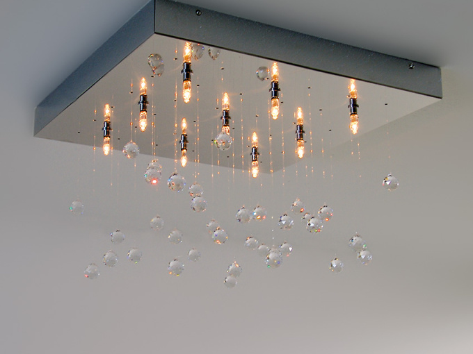 Люстра SPRANKLING DISK 400 C9 / H9