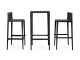Сет со столом Spritz set of 2 bar stool+1 bar table h:97cm