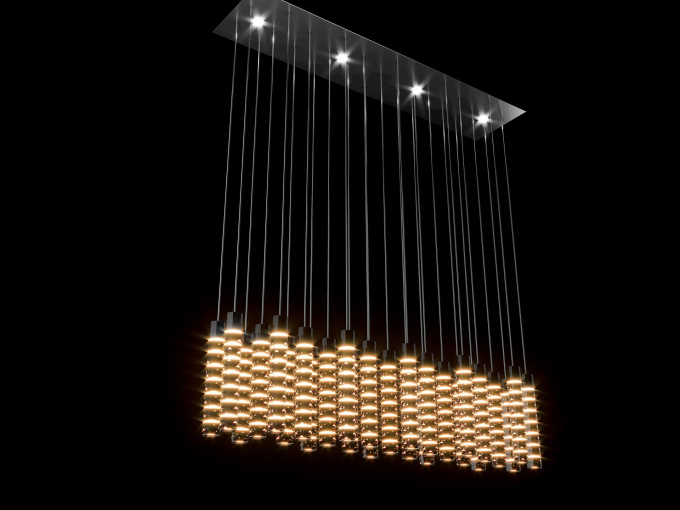 Люстра  Lampadario rettangolare