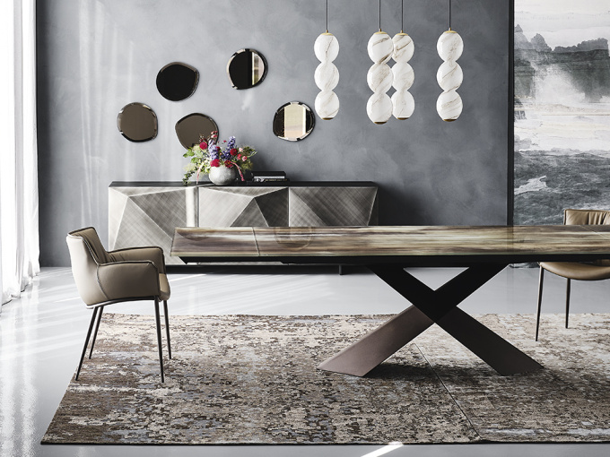 Обідний стіл  Tyron Crystalart Drive