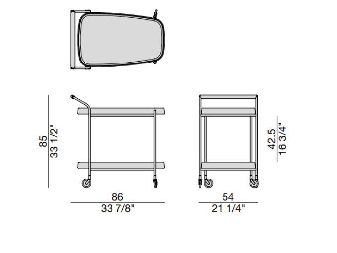 Сервірувальний столик Jet 1 