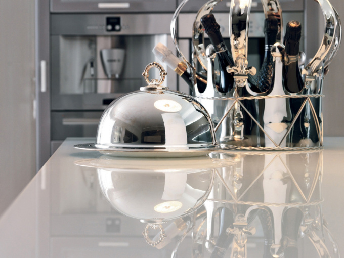 Кухня Convivio Contemporaneo gray glossy