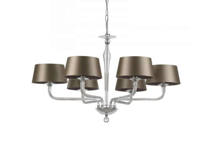 Потолочный светильник Czarina Clear 6 Arm Chandelier