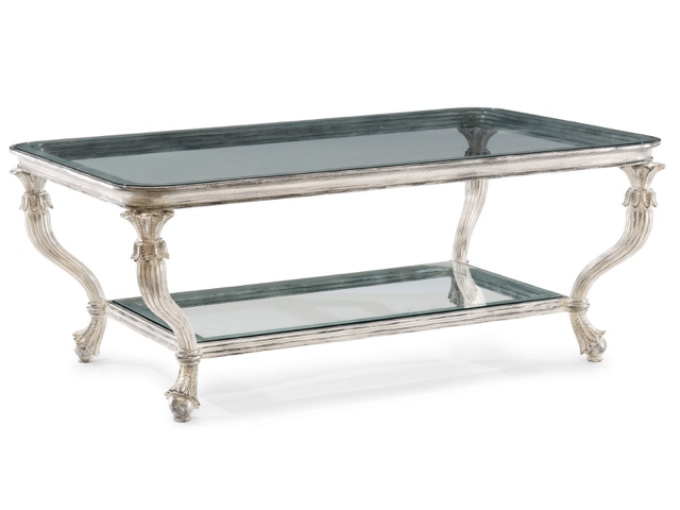Стол Coffee Table With Crystal Bottom Shelf