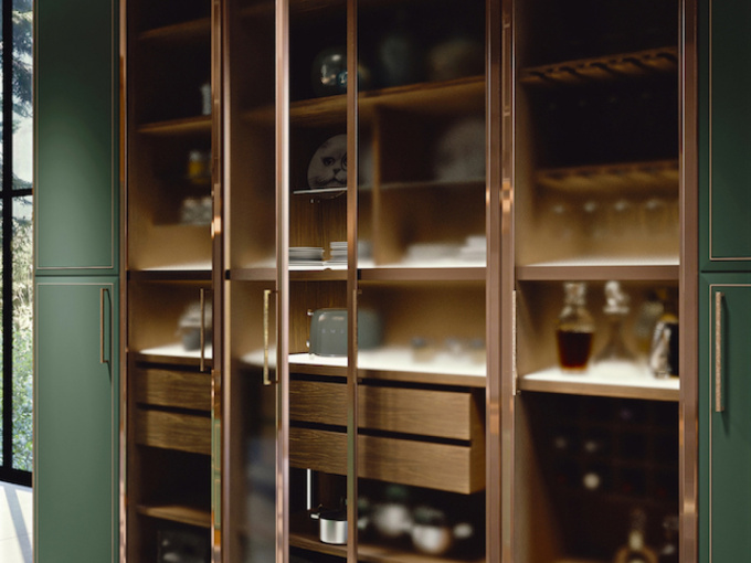 Кухня Essenza Supernatural Green Jade And Copper