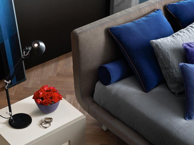 Ліжко Zenit Bed with Stitching