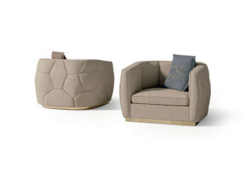 Кресло POLTRONA CON TRAPUNTATURA ESTERNA | Art. 7937