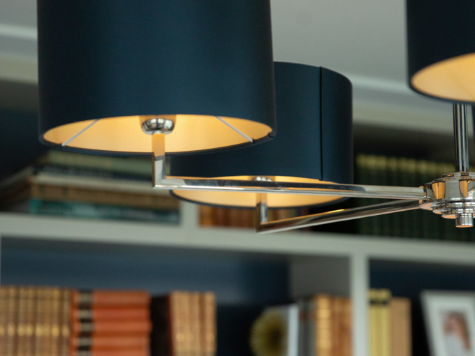 Потолочный светильник Holt 5 Arm Nickel Chandelier