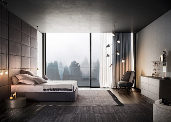 Ліжко Boiserie imbottita