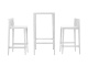 Сет со столом Spritz set of 2 bar stool+1 bar table h:87cm