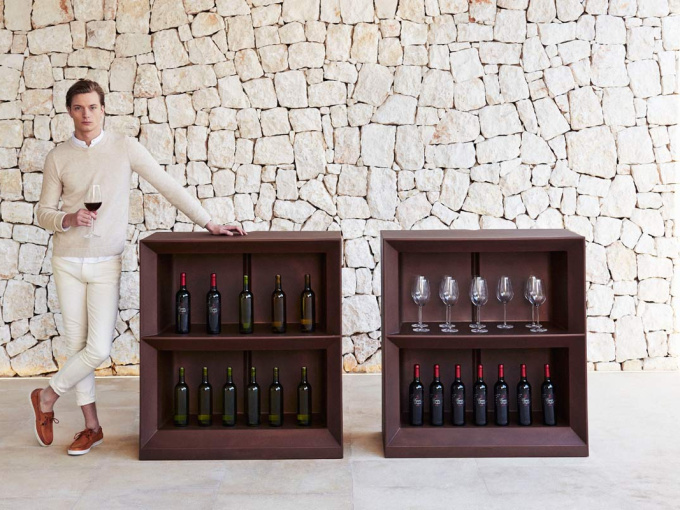 Шкаф барный Vela shelving system 100x50x20