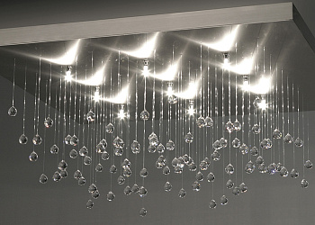 Люстра SPRANKLING DISK 600 C9 / H9