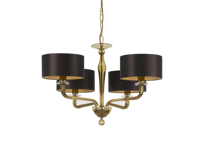 Стельовий світильник Czarina Gold 4 Arm Chandelier