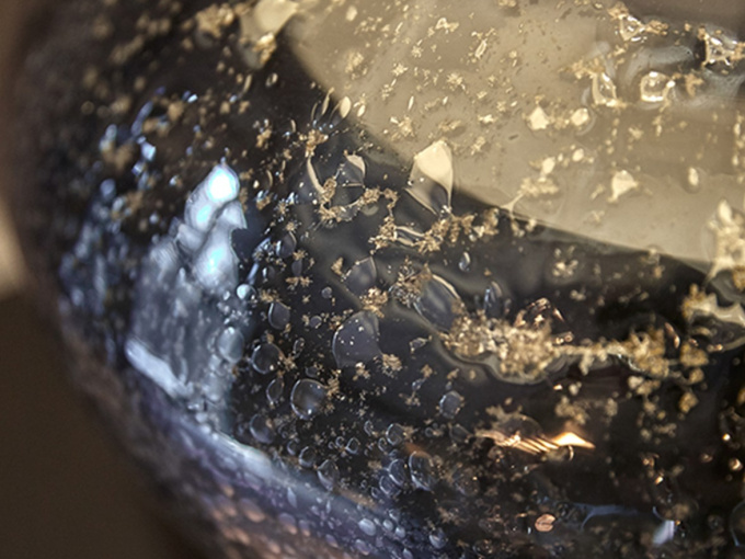 Настільна лампа Fametta Smoke Blue Table Lamp