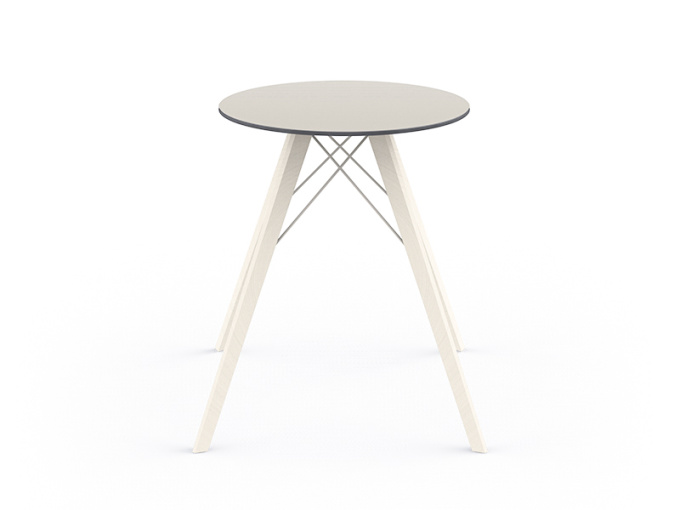 Стол Faz wood dining table ø60x74