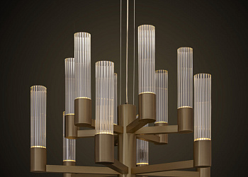 Люстра INFINITY H12+1 – SHORT GLASS