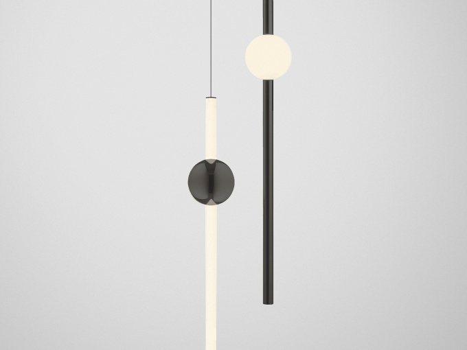 Потоличный светильник Gunmetal