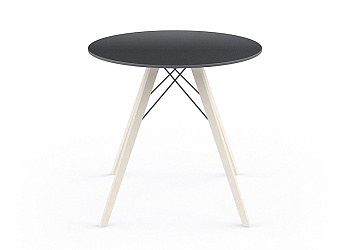 Стол Faz wood dining table ø80x74