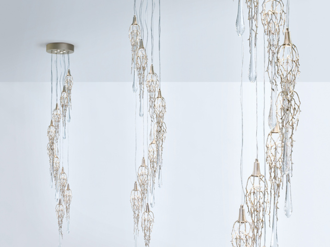 Люстра Liquid Round Chime Small