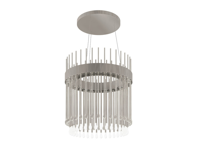 Люстра Lampadario vetro soffiato