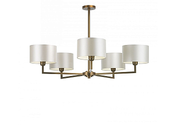 Потолочный светильник Holt 5 Arm Antique Brass Chandelier