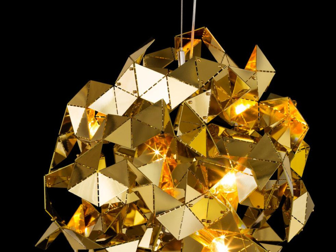 Люстра Fractal Gold