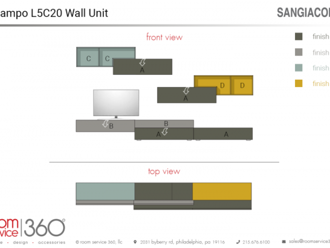 Настінний блок Lampo L5C20