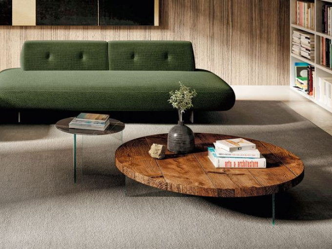 Журнальный столик Air Round Wood