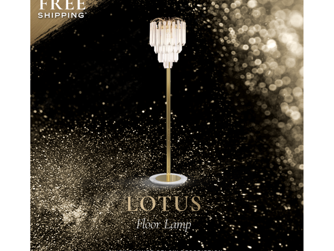 Торшер Lotus