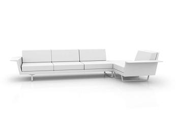 Диванный модуль Delta corner sofa left 4 seat