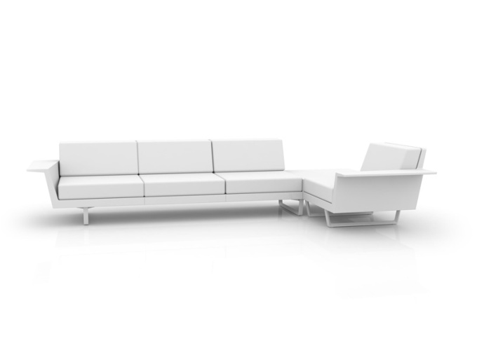 Диванный модуль Delta corner sofa left 4 seat