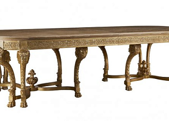 Стол Majestic ExtendableE Dining Table With Chevron Parquet Top 12 LEGS