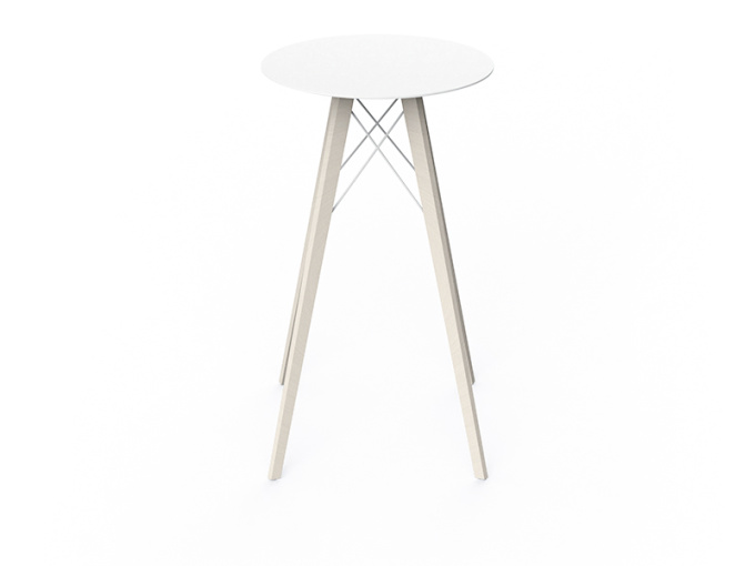 Стол Faz wood high table ø60x105