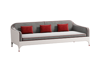 3 seater sofa with armrest