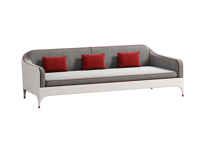 3 seater sofa with armrest