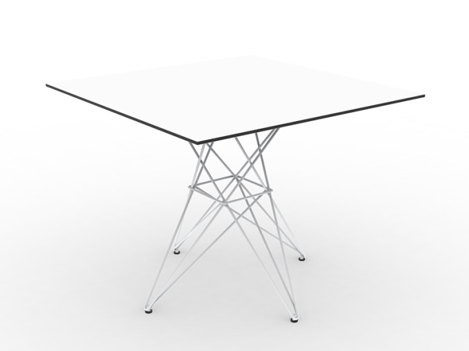 Стіл Faz table stainless base 90x90x72