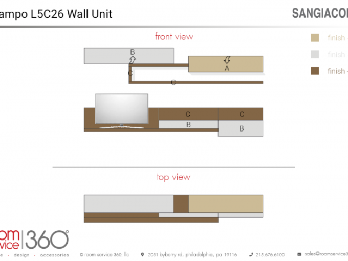 Настенный блок Lampo L5C26