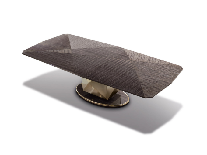 Обеденный Стол  With METAL Base