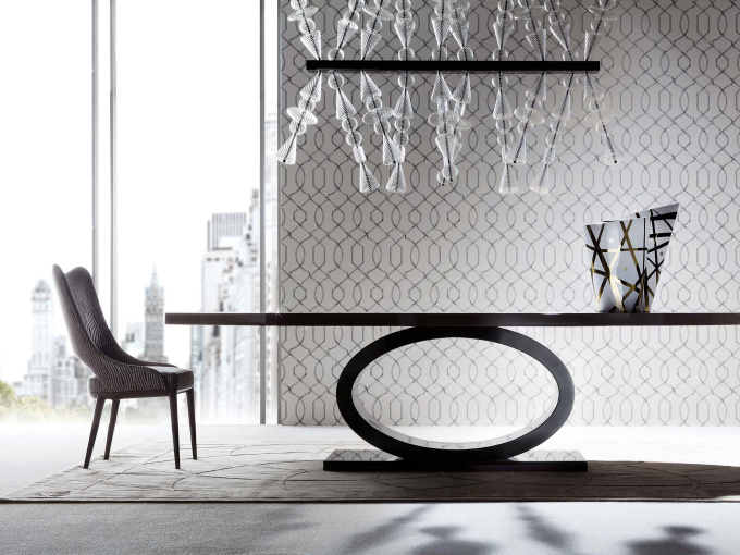 Обеденный Стол  Oval Fixed