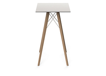 Стол Faz wood high table 60x60x105