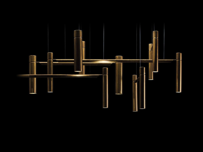 Люстра Tubular horizontal