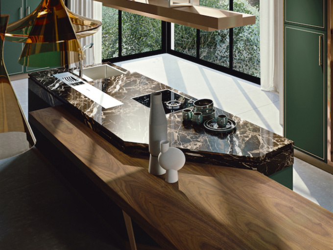 Кухня Essenza Supernatural Green Jade And Copper