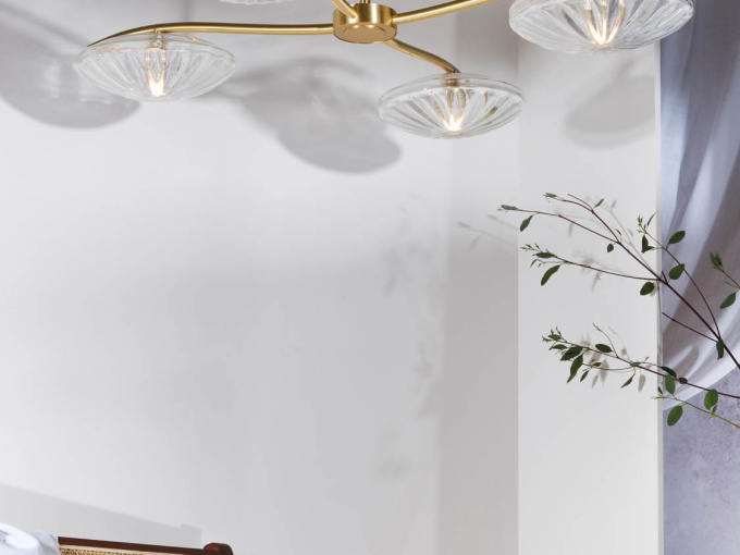 Потолочный светильник Mila 4 Light Round Chandelier