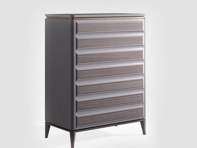 High chest of drawers