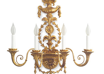 Настенный светильник 4 Lights Horizontal Sconce