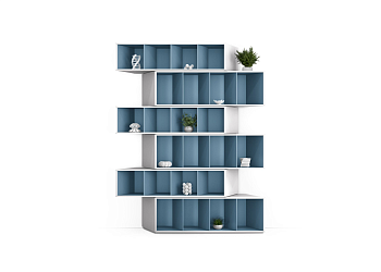 Книжный шкаф Trinta BLUE