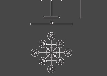 Лампа 1740/FLAMBEAUX