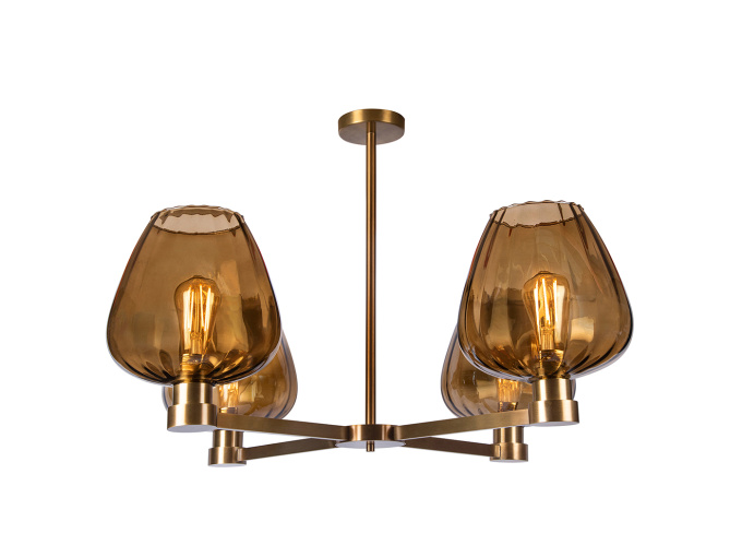 Стельовий світильник Giselle Amber Chandelier