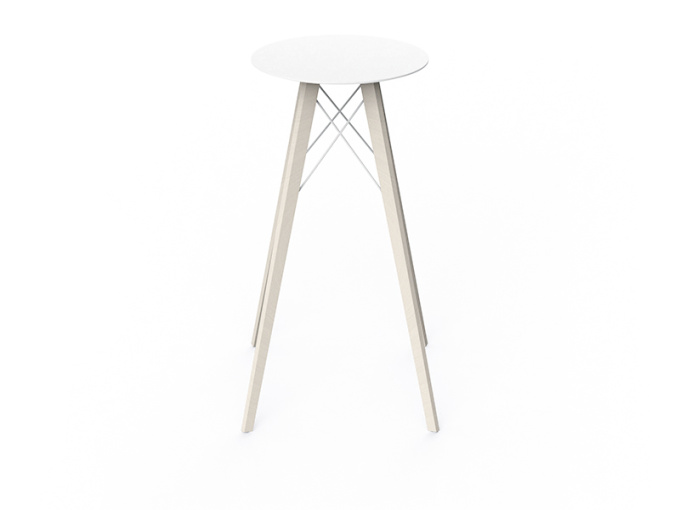 Стол Faz wood high table ø50x105